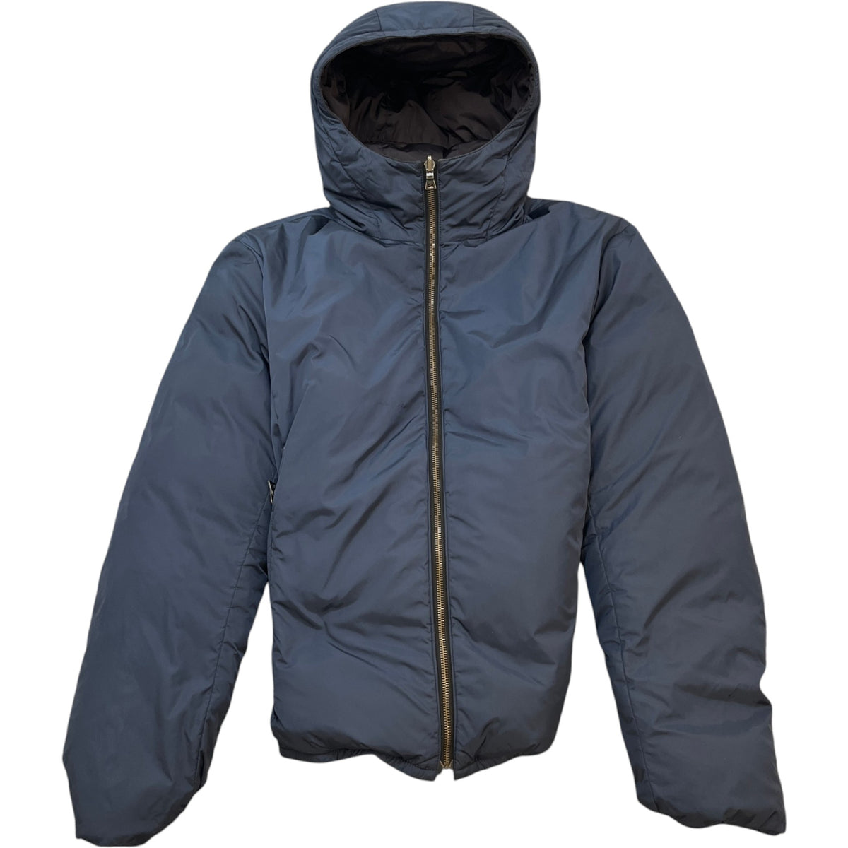 Men's Linear Rosa Reversible Down Jacket Navy Size L - Photo 2