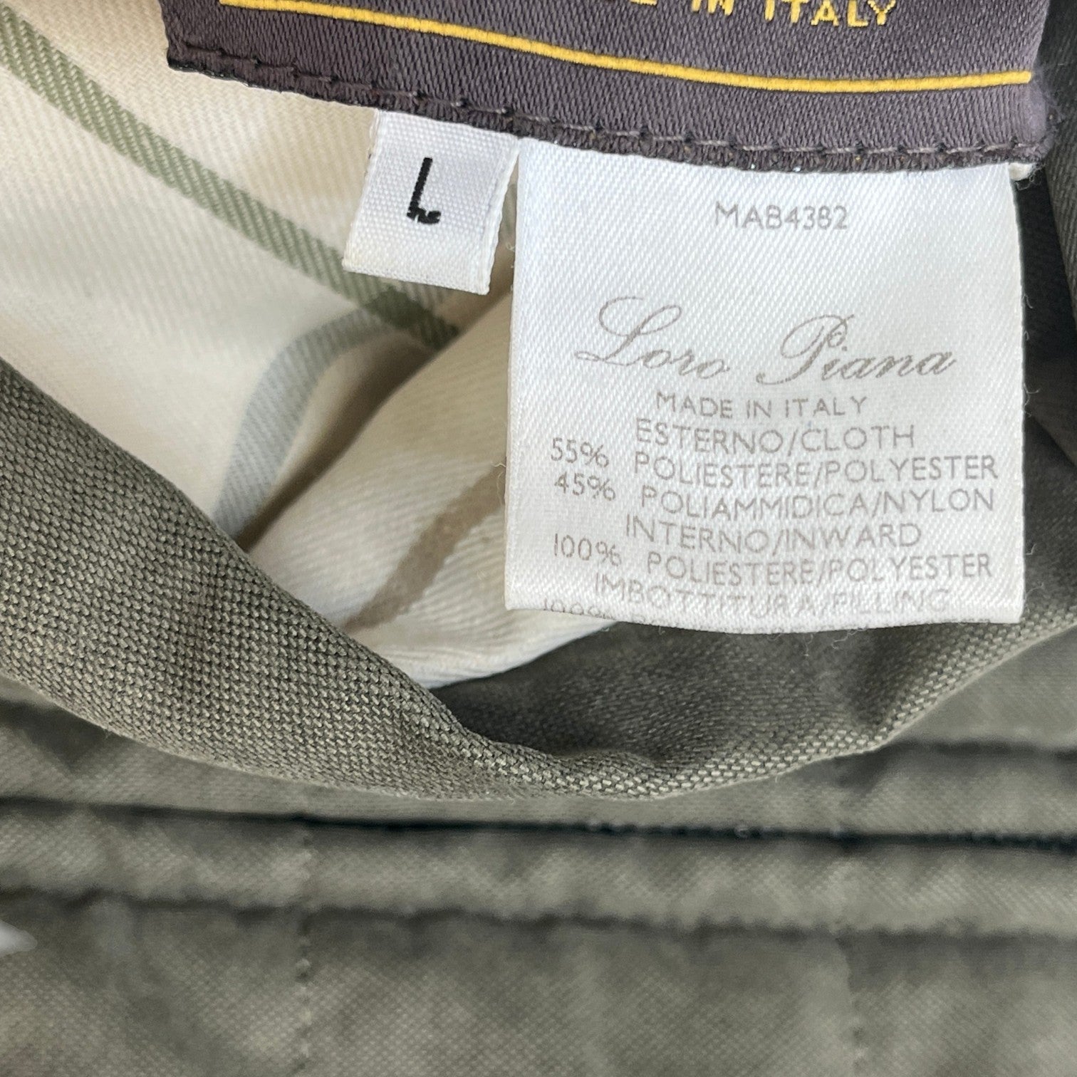 Men's Storm System Reversible Gilet Khaki Size L - Photo 5