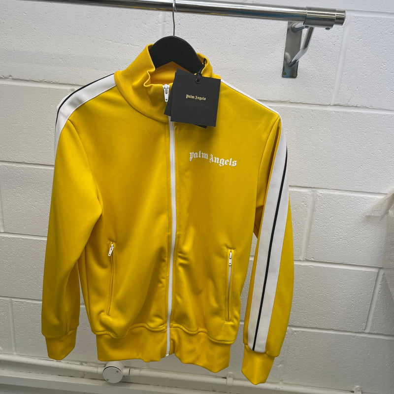 Men's Logo Track Jacket Yellow Size S