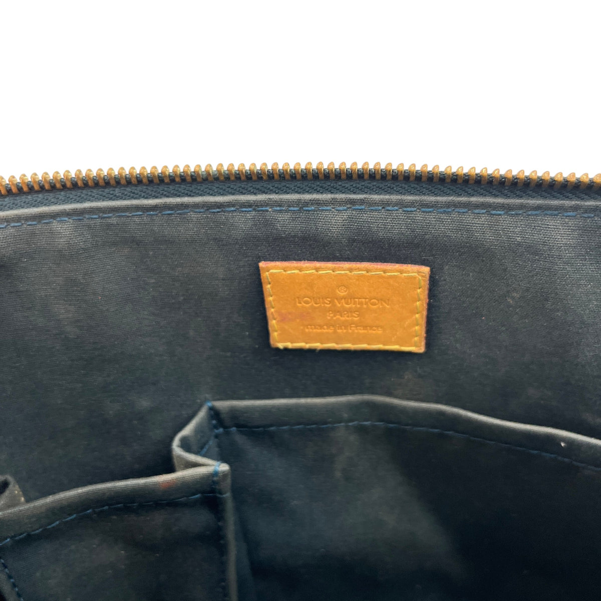 Women's Vernis Leather Bellevue PM Handbag Green - Photo 12