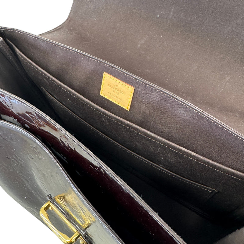 Women's Amarante Monogram Vernis Handbag Purple