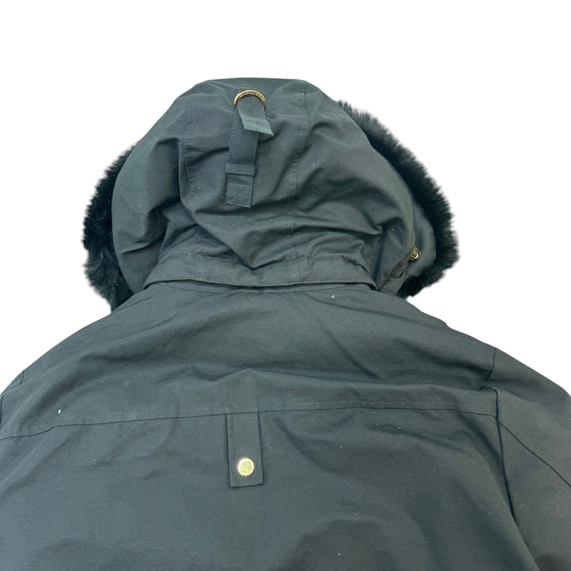 Men's Gold Series Ballistic Bomber Down Jacket Black Size L