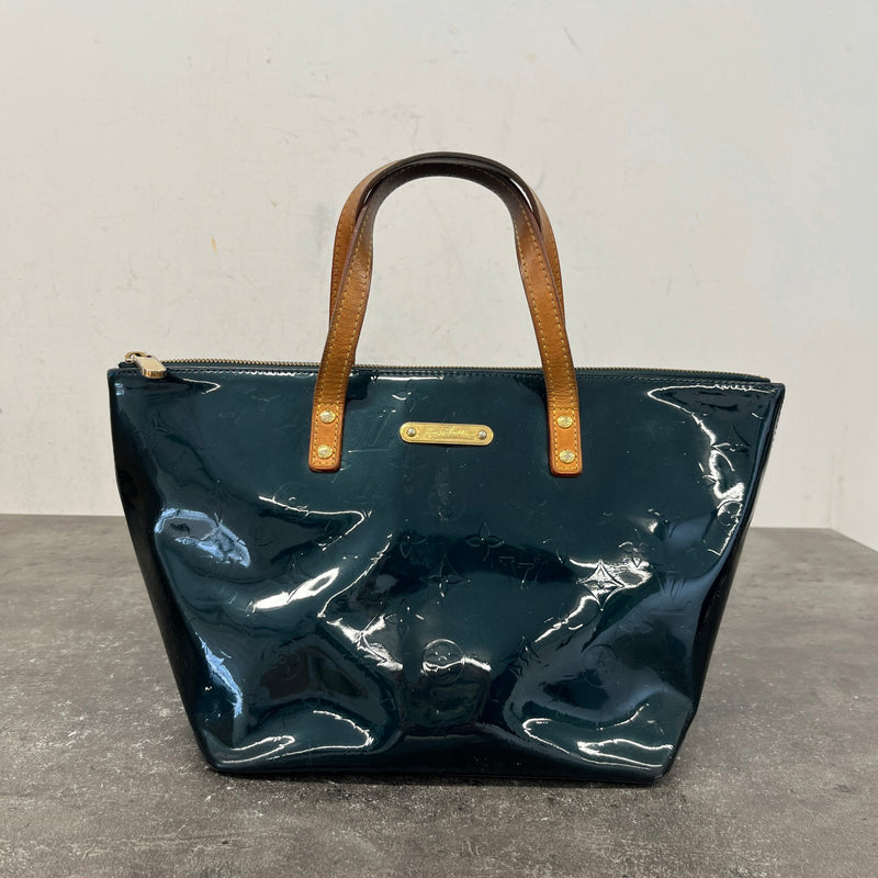 Women's Vernis Leather Bellevue PM Handbag Green