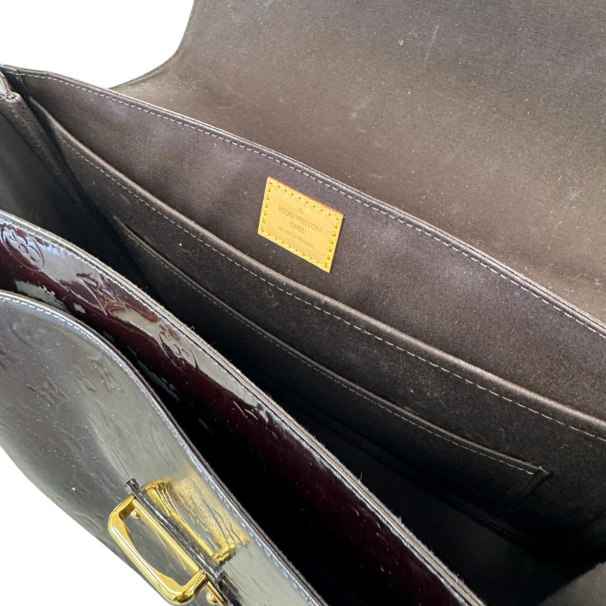 Women's Amarante Monogram Vernis Handbag Purple - Photo 12