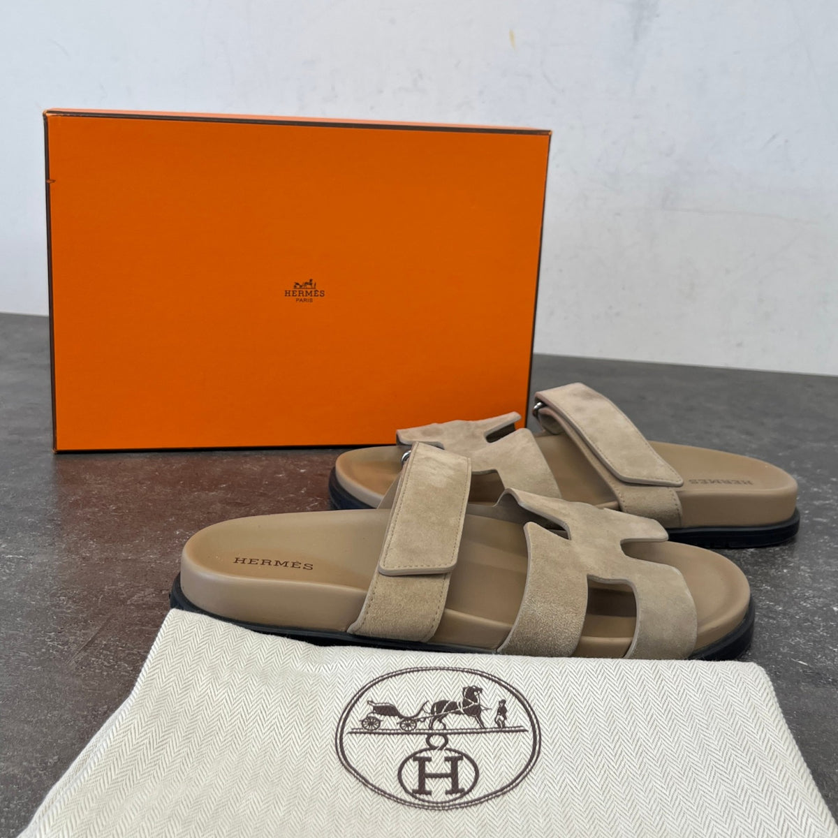 Women's Chypre Sandals Beige Size UK 5.5 / EU 38.5 - Photo 11