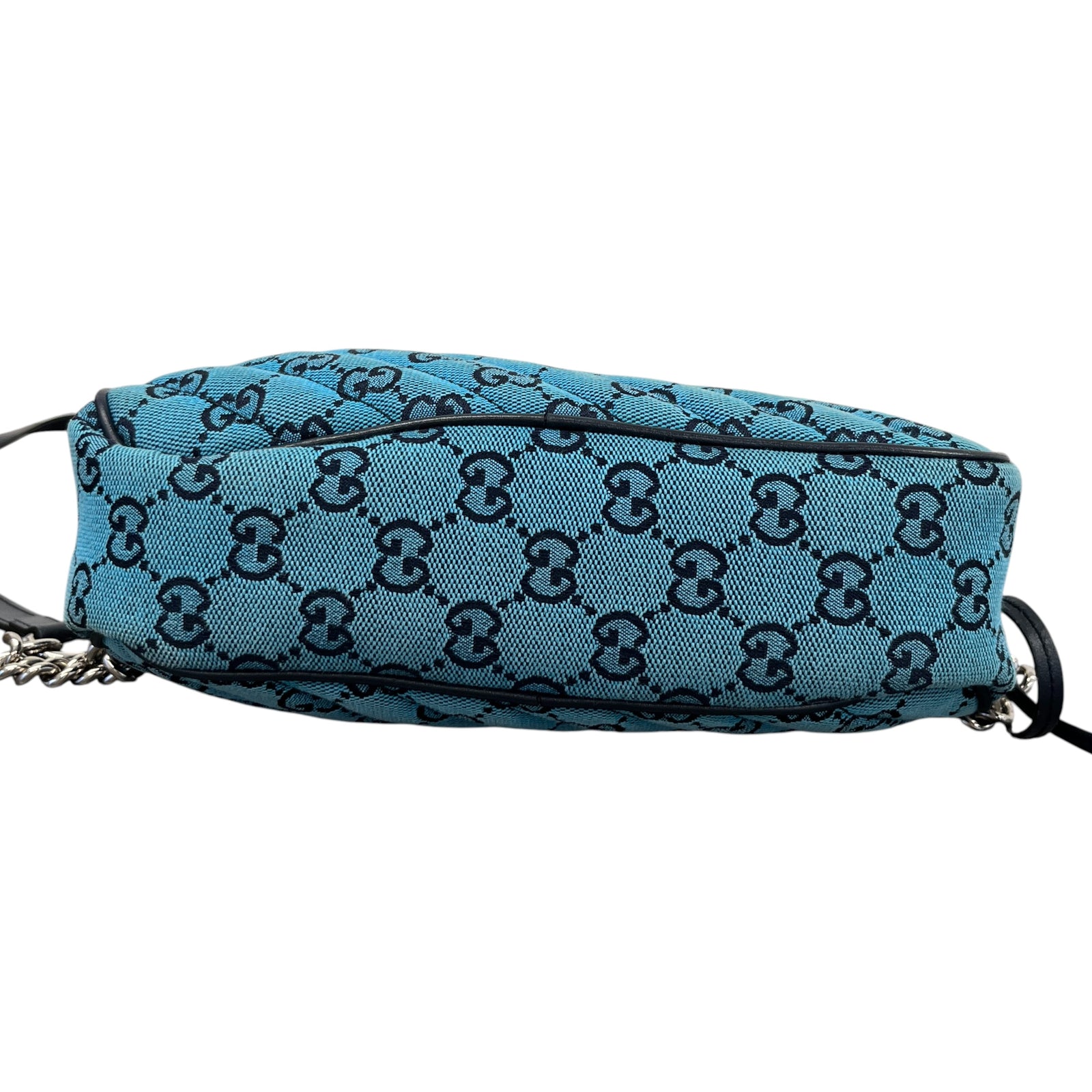 Women's Gg Marmont Camera Bag Blue - Photo 10