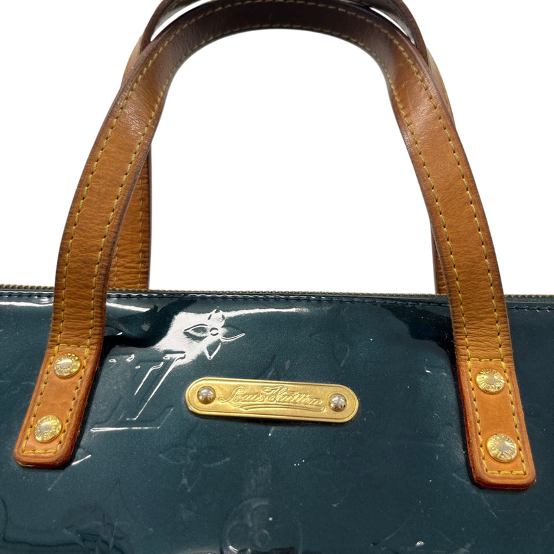 Women's Vernis Leather Bellevue PM Handbag Green