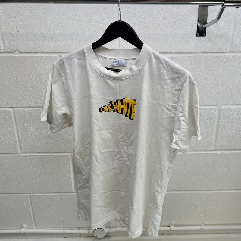 Men's Slim Arrow T-Shirt White Size M