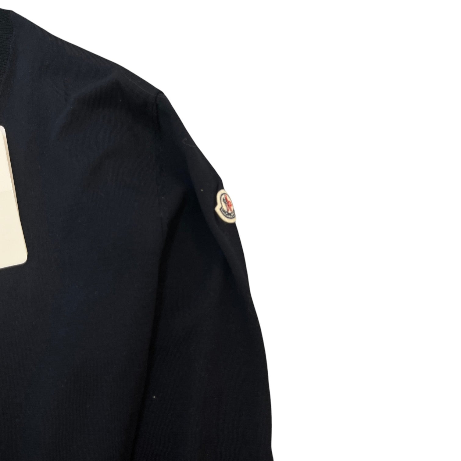 Men's V-Neck Knit Sweatshirt Navy Size XL - Photo 6