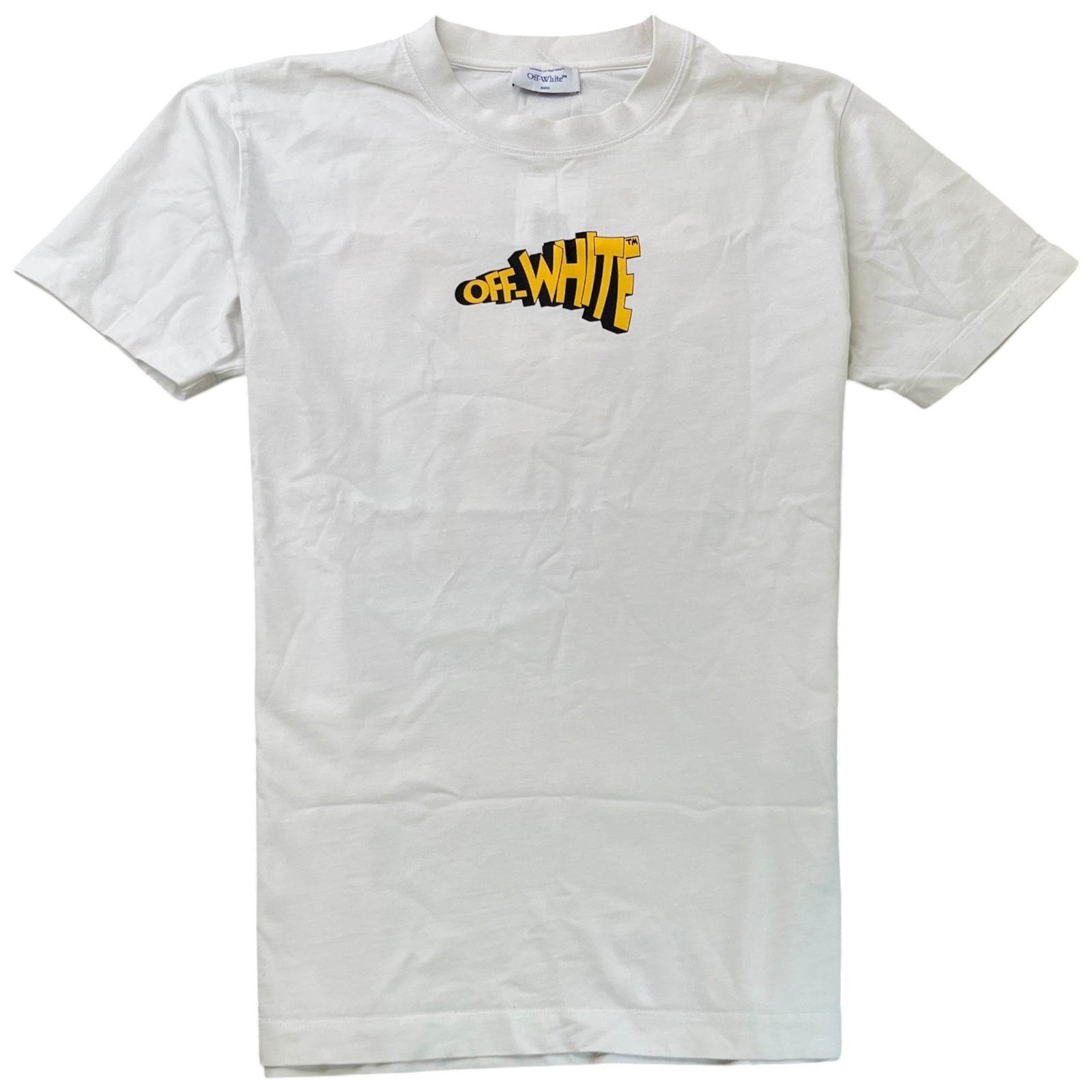 Men's Slim Arrow T-Shirt White Size M - Photo 1