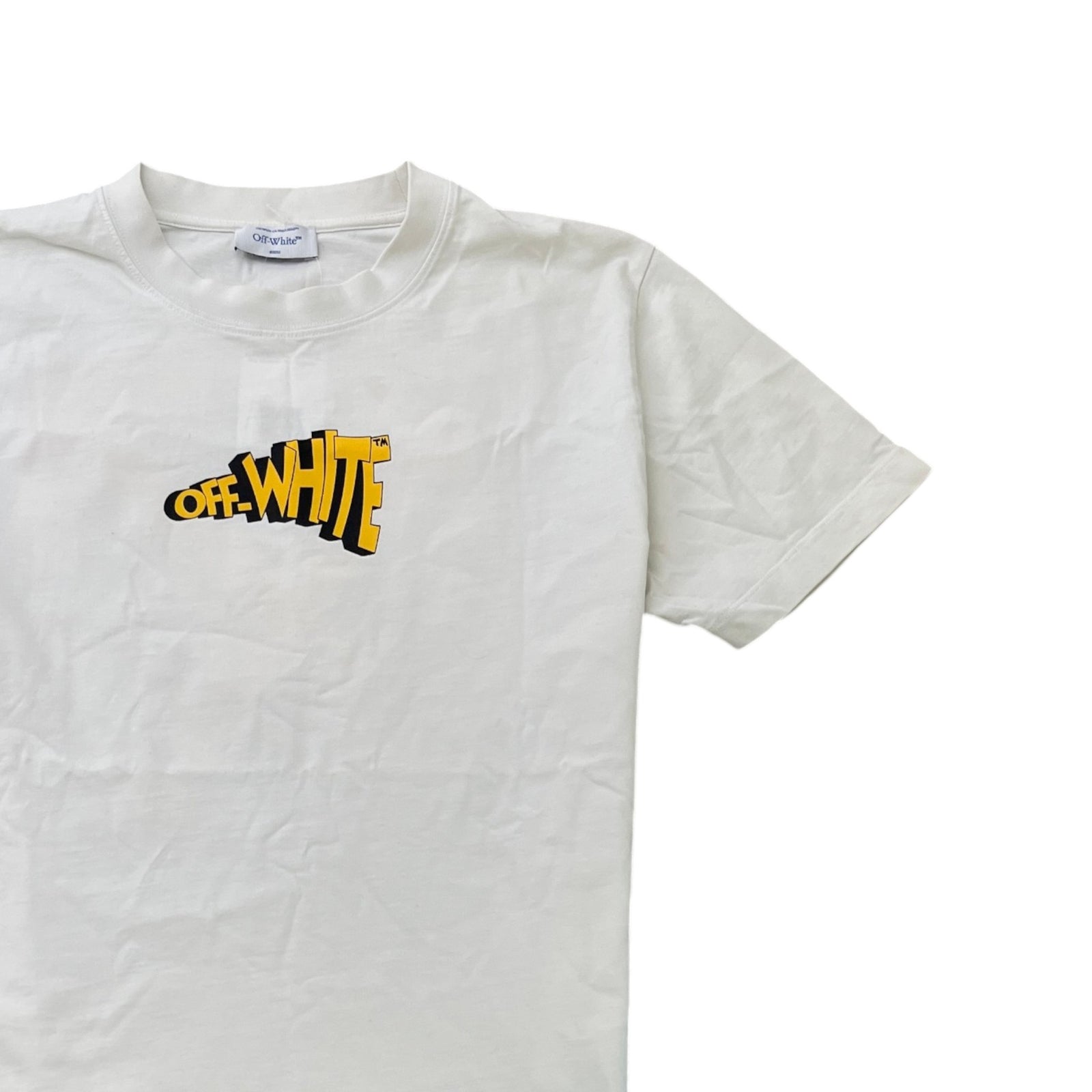 Men's Slim Arrow T-Shirt White Size M - Photo 3