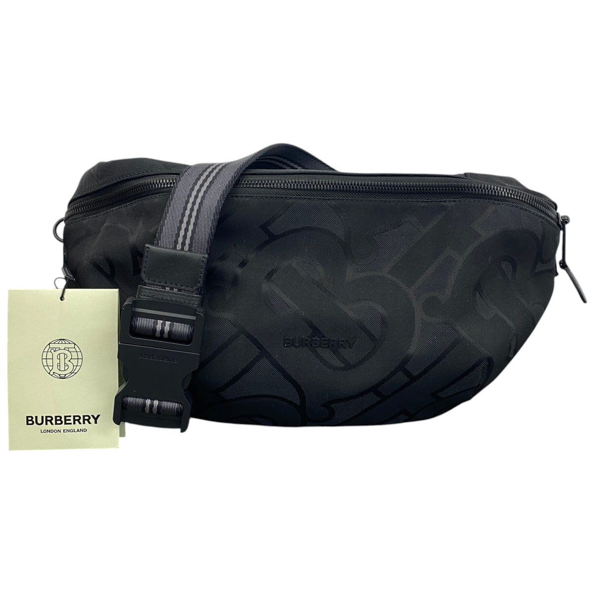 Men's TB Monogram Sonny Belt Belt Bag Black - Photo 1