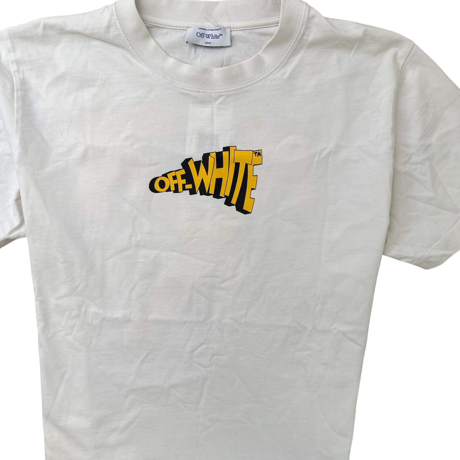 Men's Slim Arrow T-Shirt White Size M - Photo 5