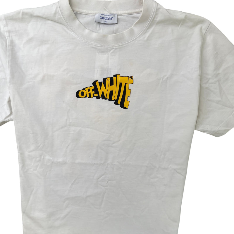 Men's Slim Arrow T-Shirt White Size M