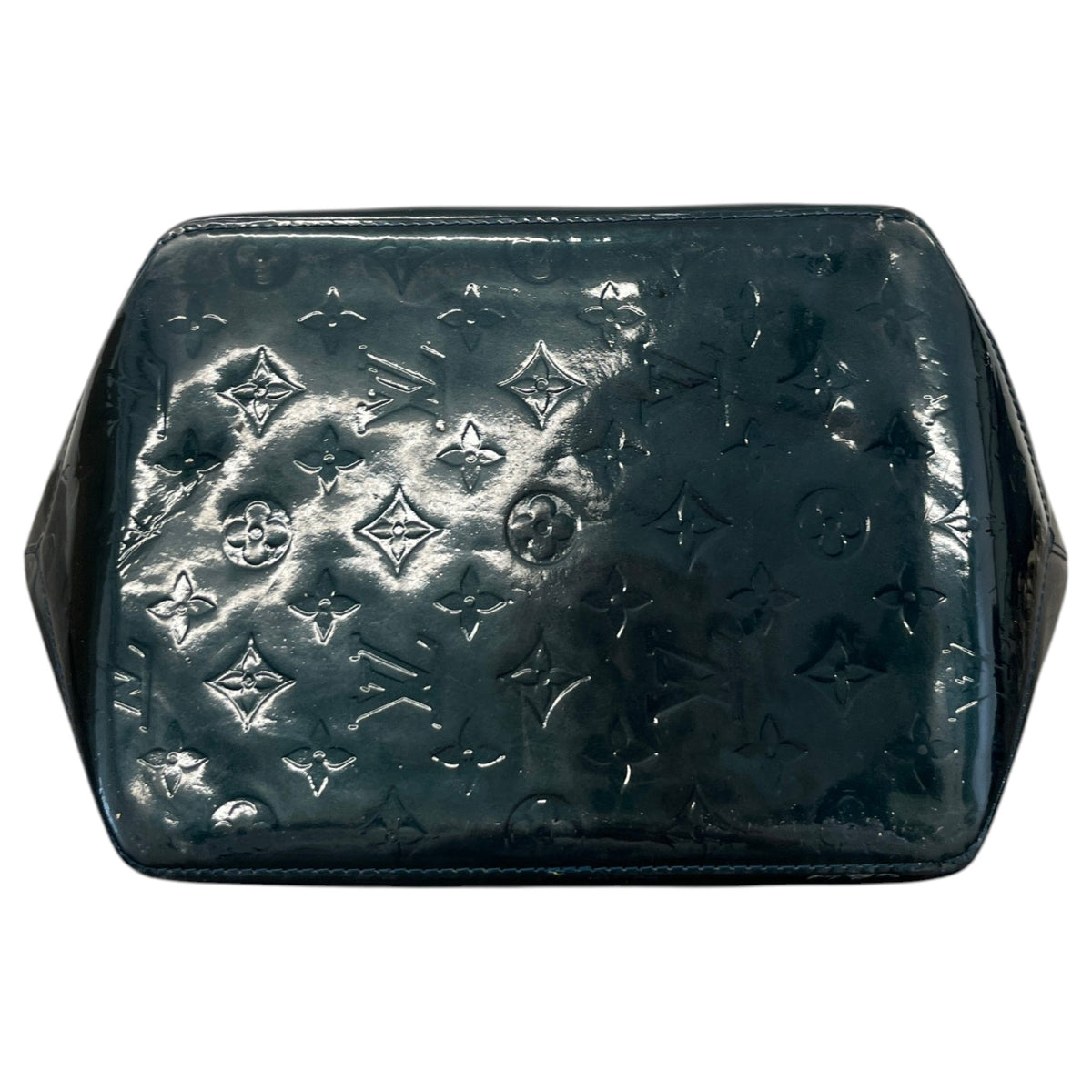Women's Vernis Leather Bellevue PM Handbag Green - Photo 10