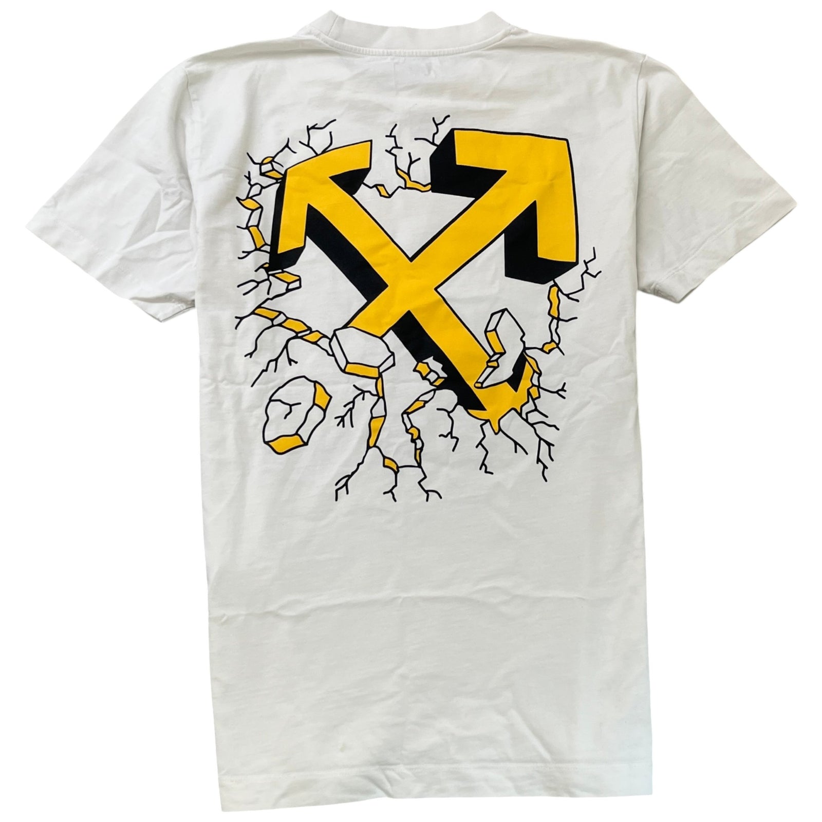 Men's Slim Arrow T-Shirt White Size M - Photo 2