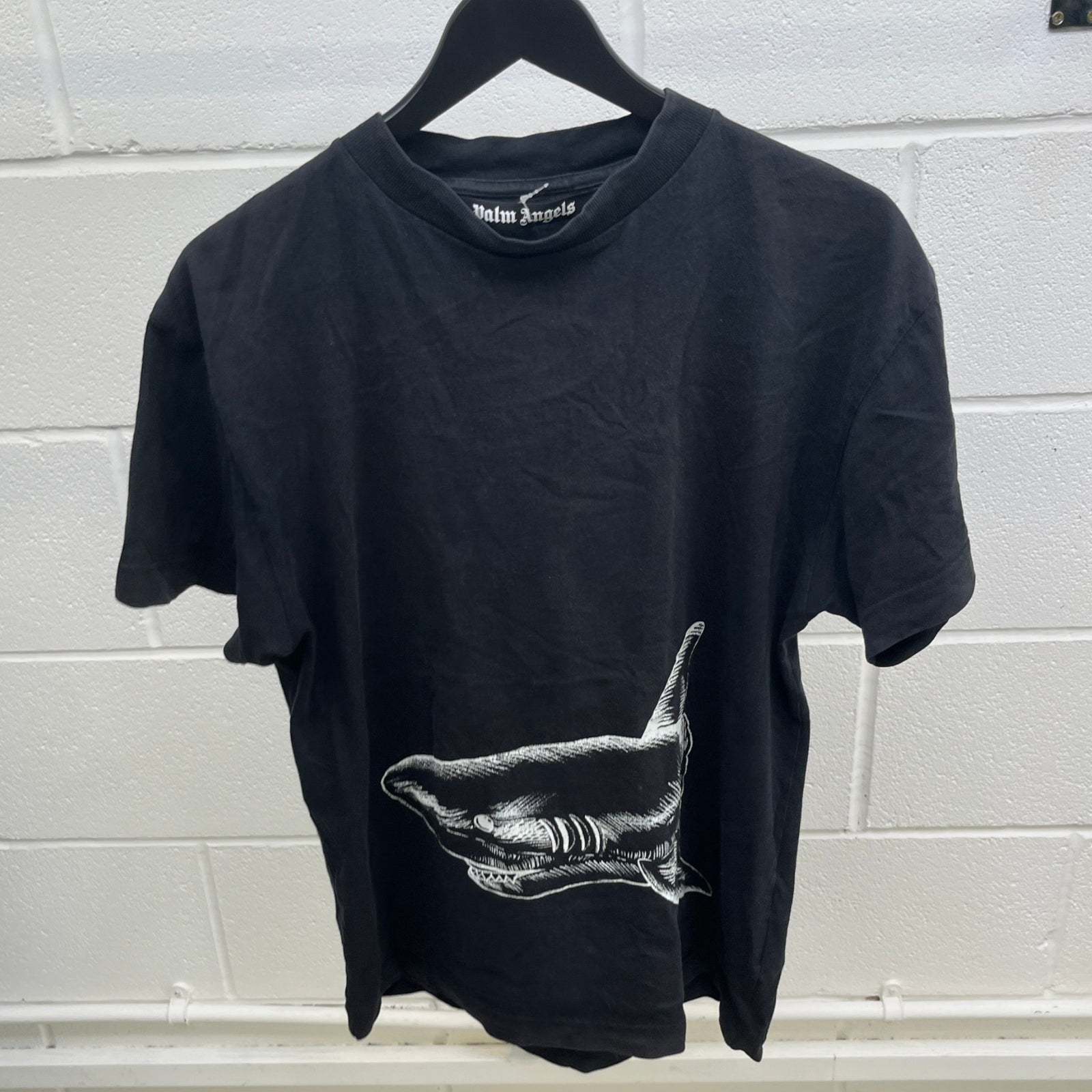 Men's Broken Shark T-Shirt Black Size S - Photo 8