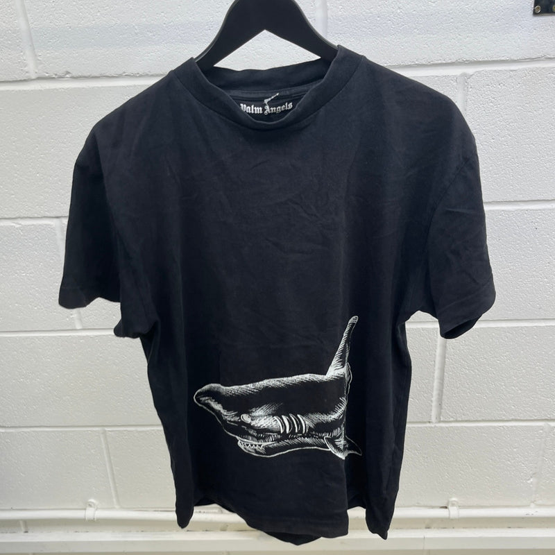 Men's Broken Shark T-Shirt Black Size S