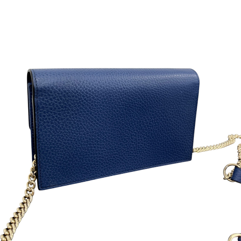 Women's Interlocking G Bag Blue
