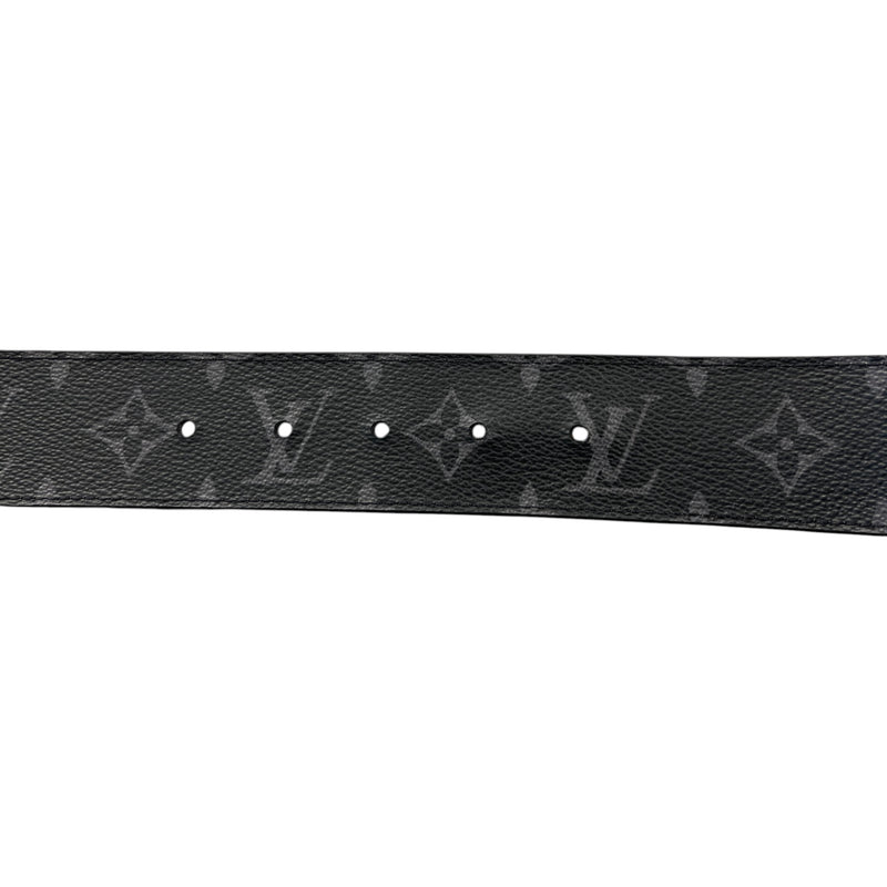 Men's LV Reversible Monogram Eclipse Belt Black Size 34"