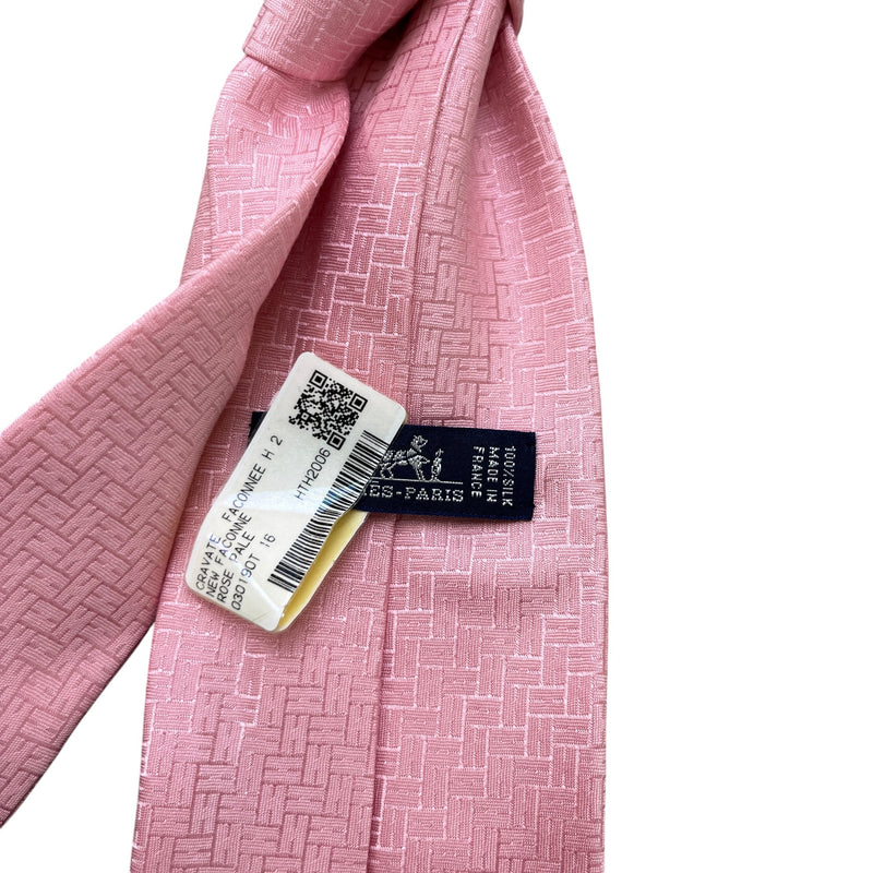 Men's Faconnee H Bicolore Tie Pink
