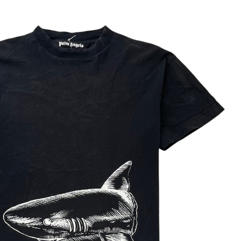 Men's Broken Shark T-Shirt Black Size S