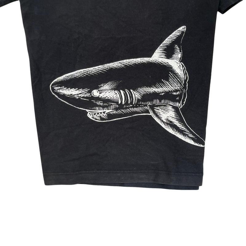 Men's Broken Shark T-Shirt Black Size S