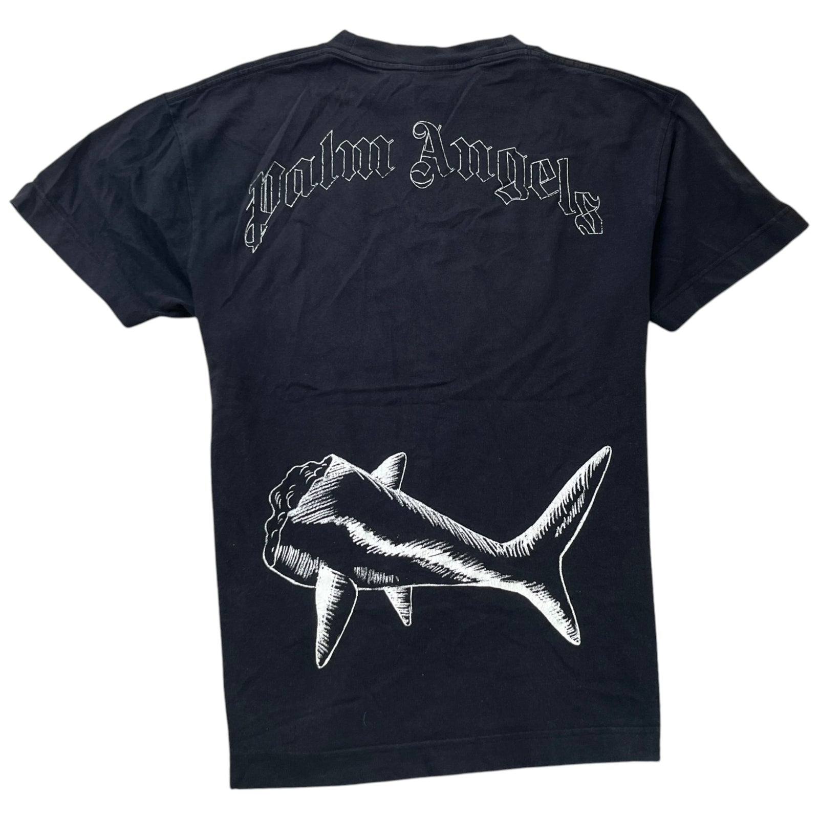 Men's Broken Shark T-Shirt Black Size S - Photo 2