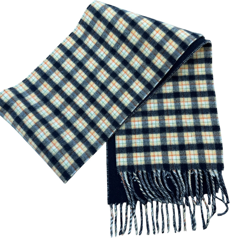 Women's GG Supreme Check Print Scarf Navy