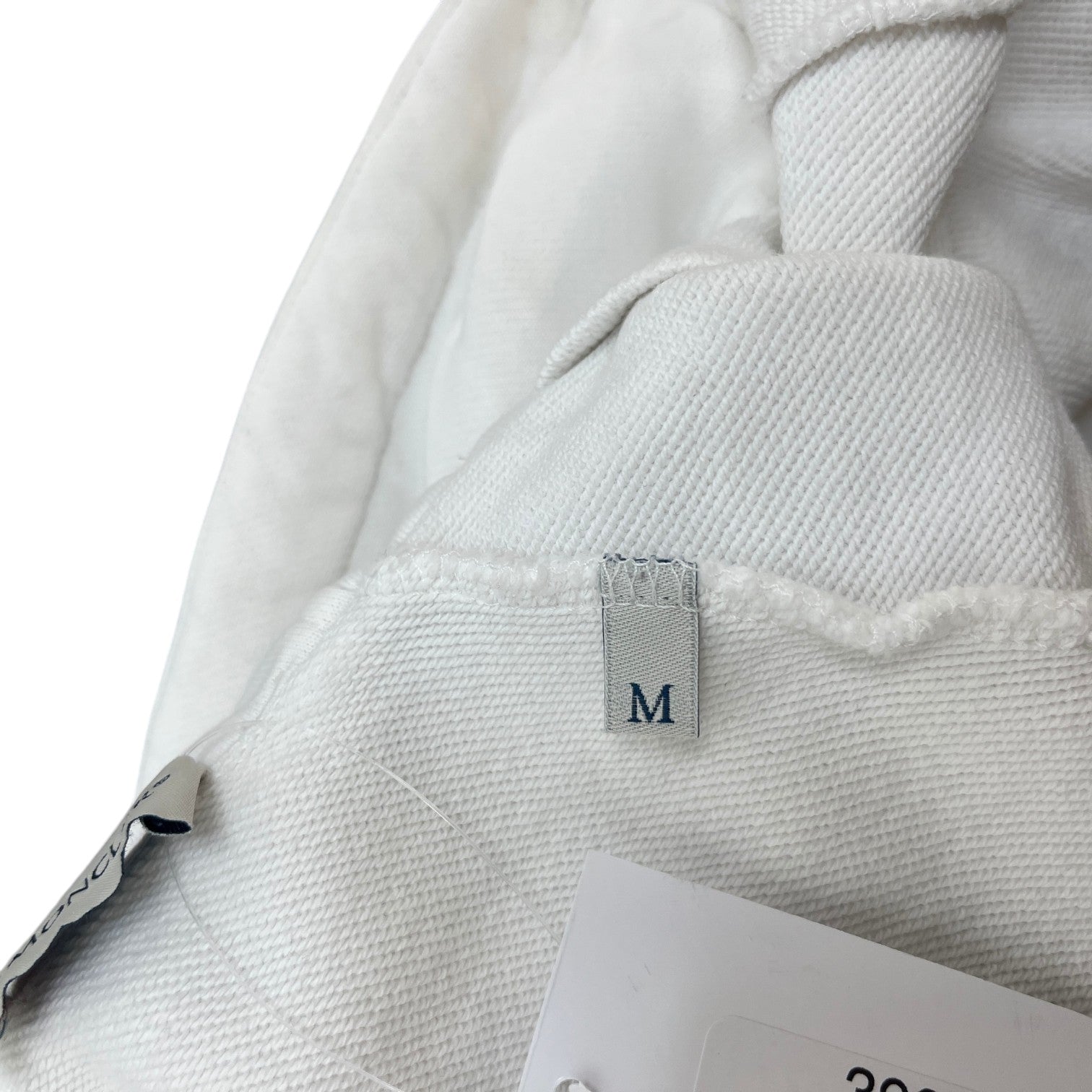 Men's Maglia Logo Patch Zip Up Hoodie White Size M - Photo 6
