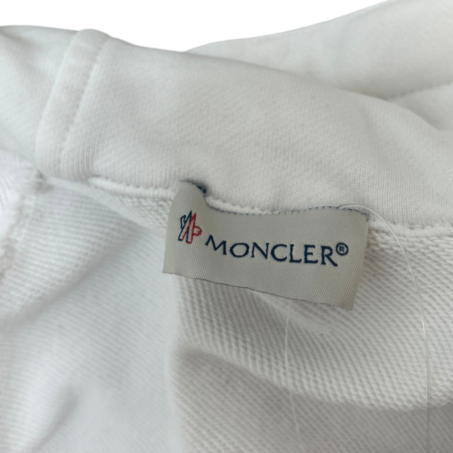 Men's Maglia Logo Patch Zip Up Hoodie White Size M - Photo 7
