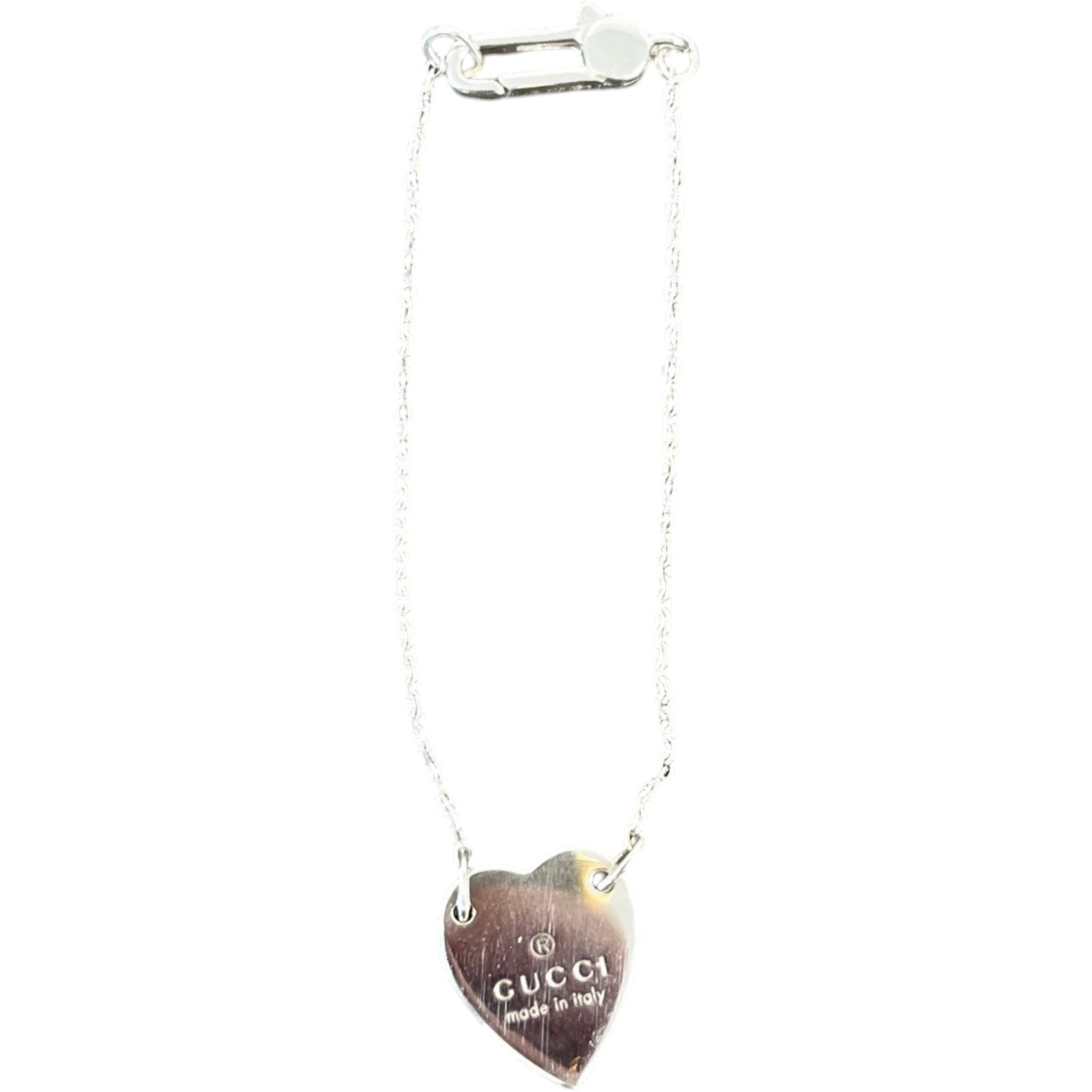 Women's Heart Trademark Bracelet Silver - Photo 1
