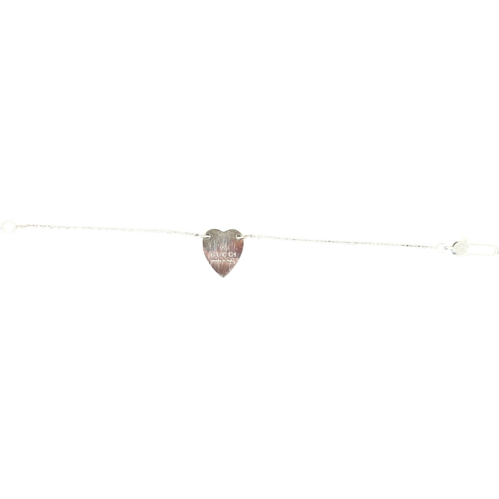 Women's Heart Trademark Bracelet Silver - Photo 2