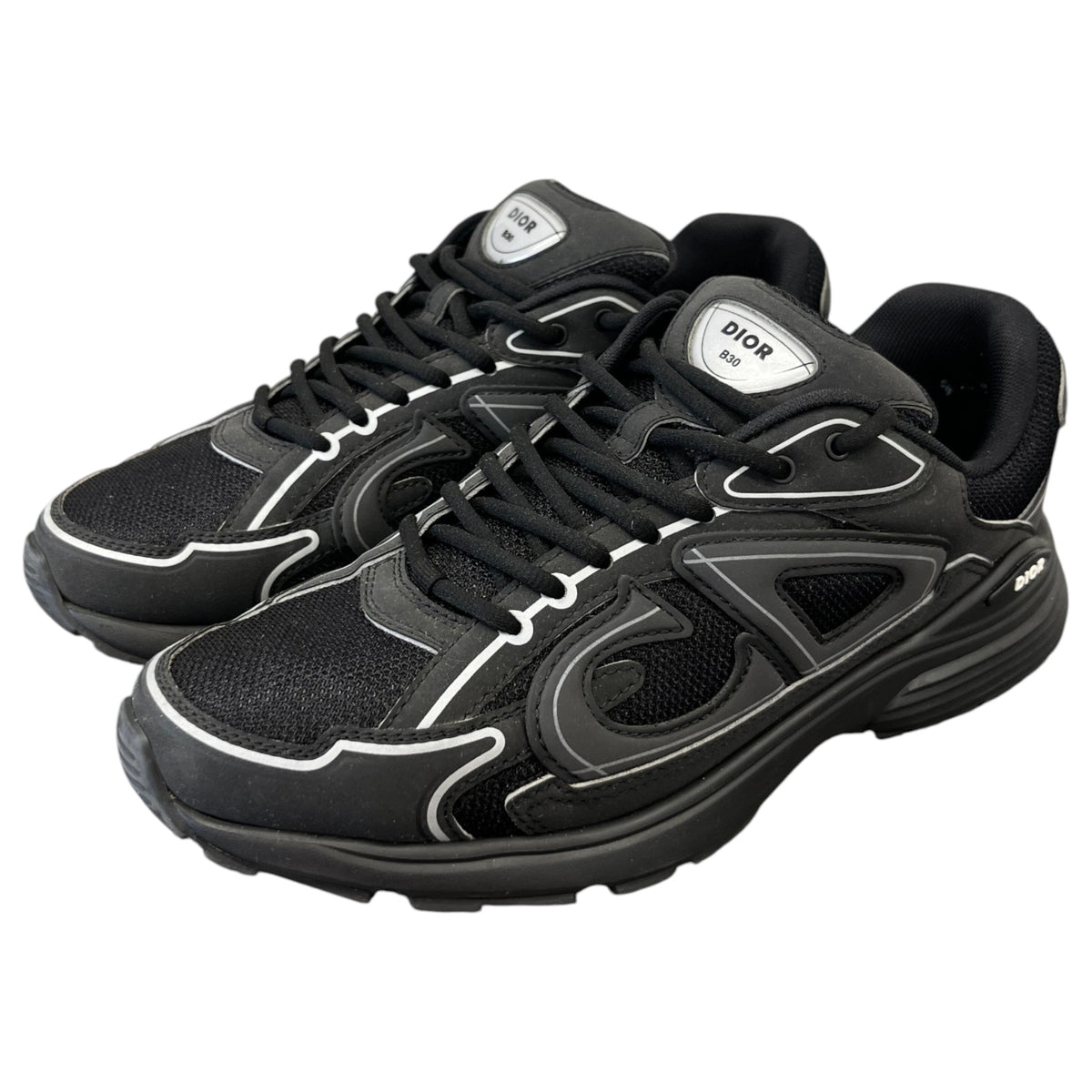 Men's B30 Low Trainers Black Size UK 9 / EU 43 - Photo 9