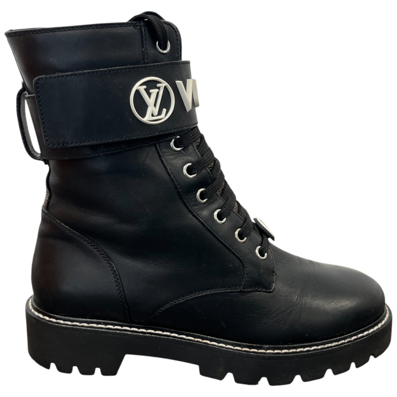 Women's Territory Flat Ranger Boots Black Size EU 37 / UK 4 - Photo 1