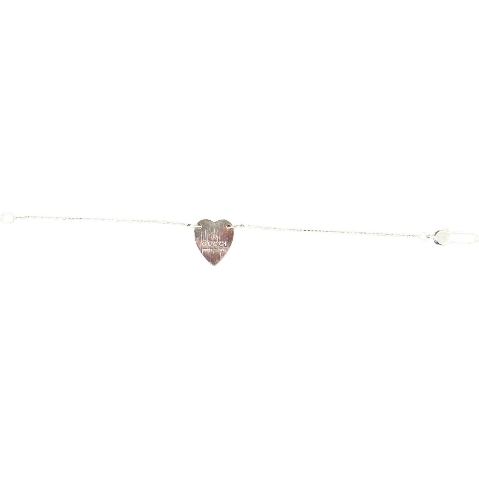 Women's Heart Trademark Bracelet Silver - Photo 4