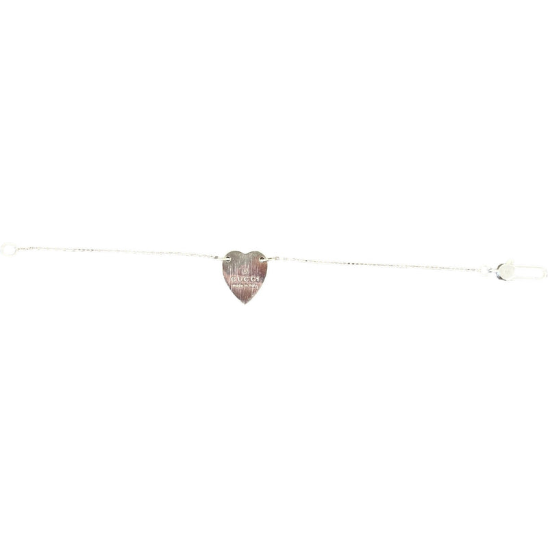 Women's Heart Trademark Bracelet Silver