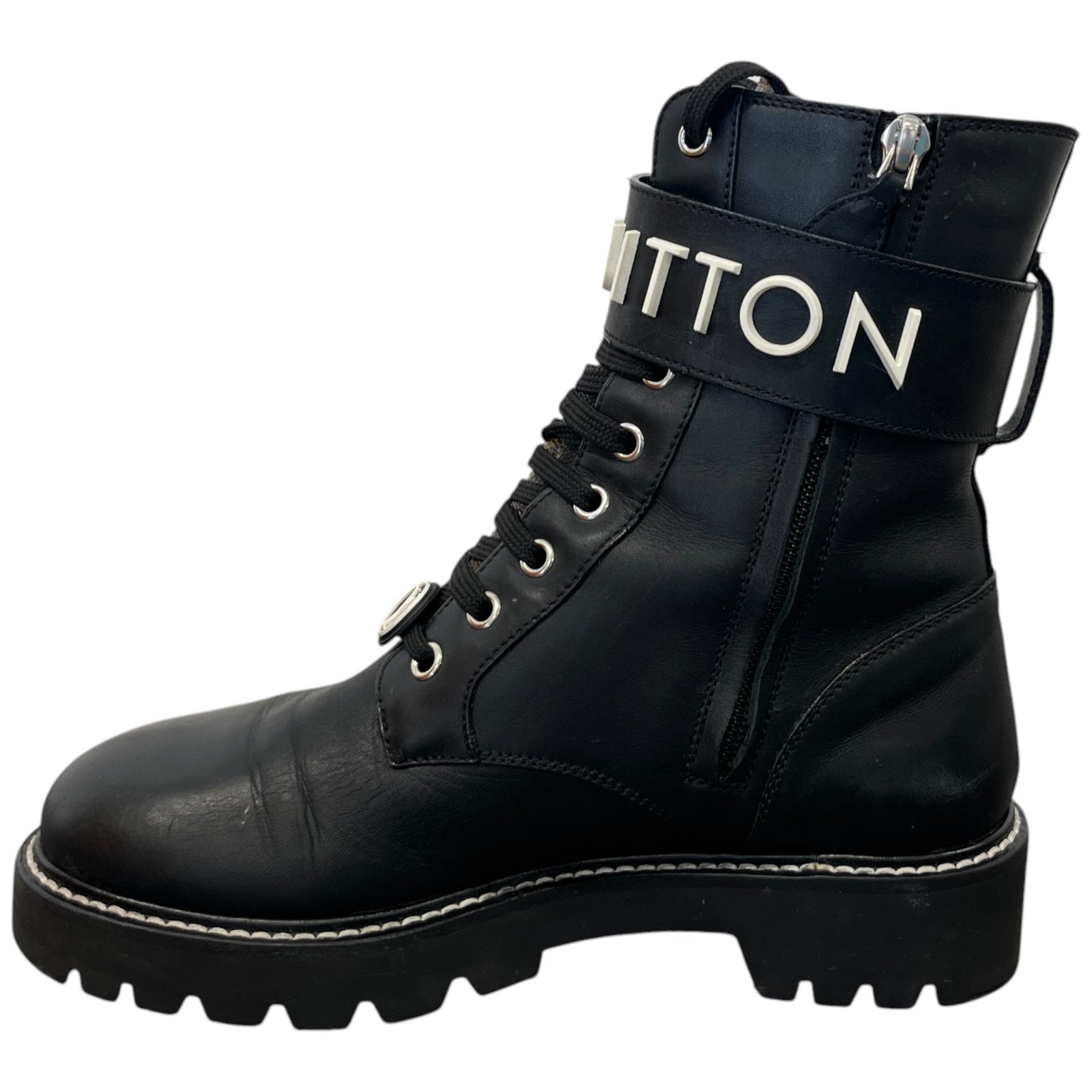 Women's Territory Flat Ranger Boots Black Size EU 37 / UK 4 - Photo 2