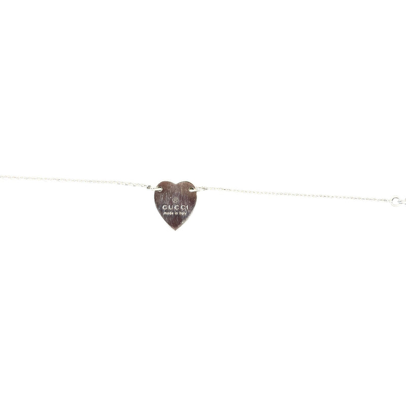 Women's Heart Trademark Bracelet Silver