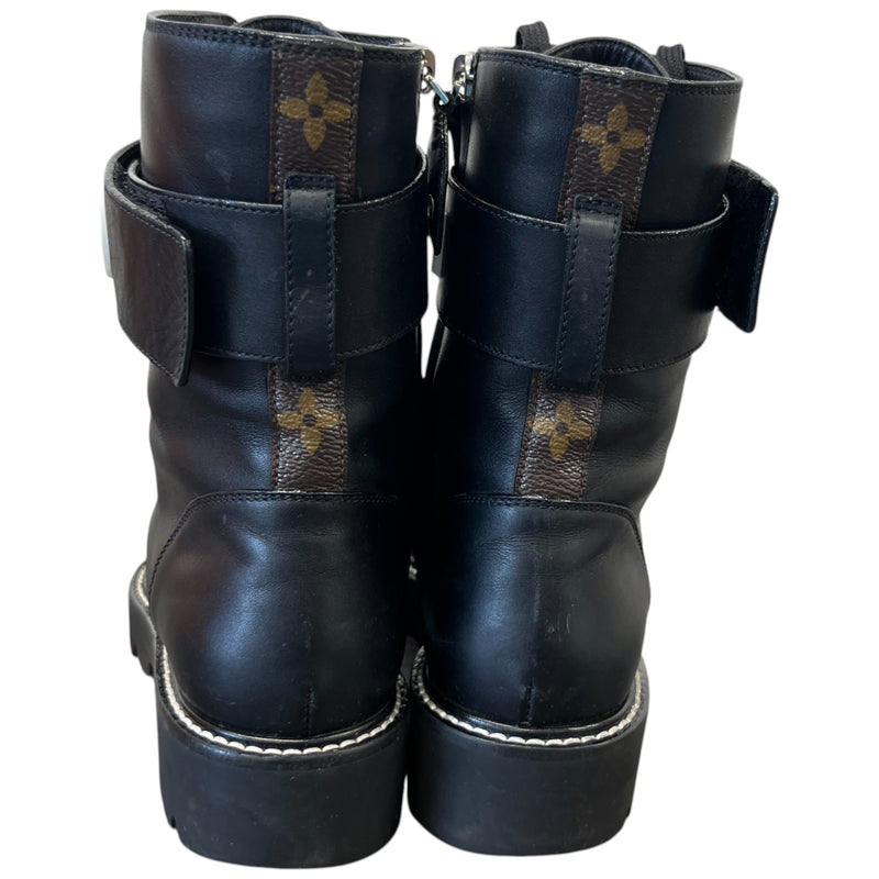 Women's Territory Flat Ranger Boots Black Size EU 37 / UK 4