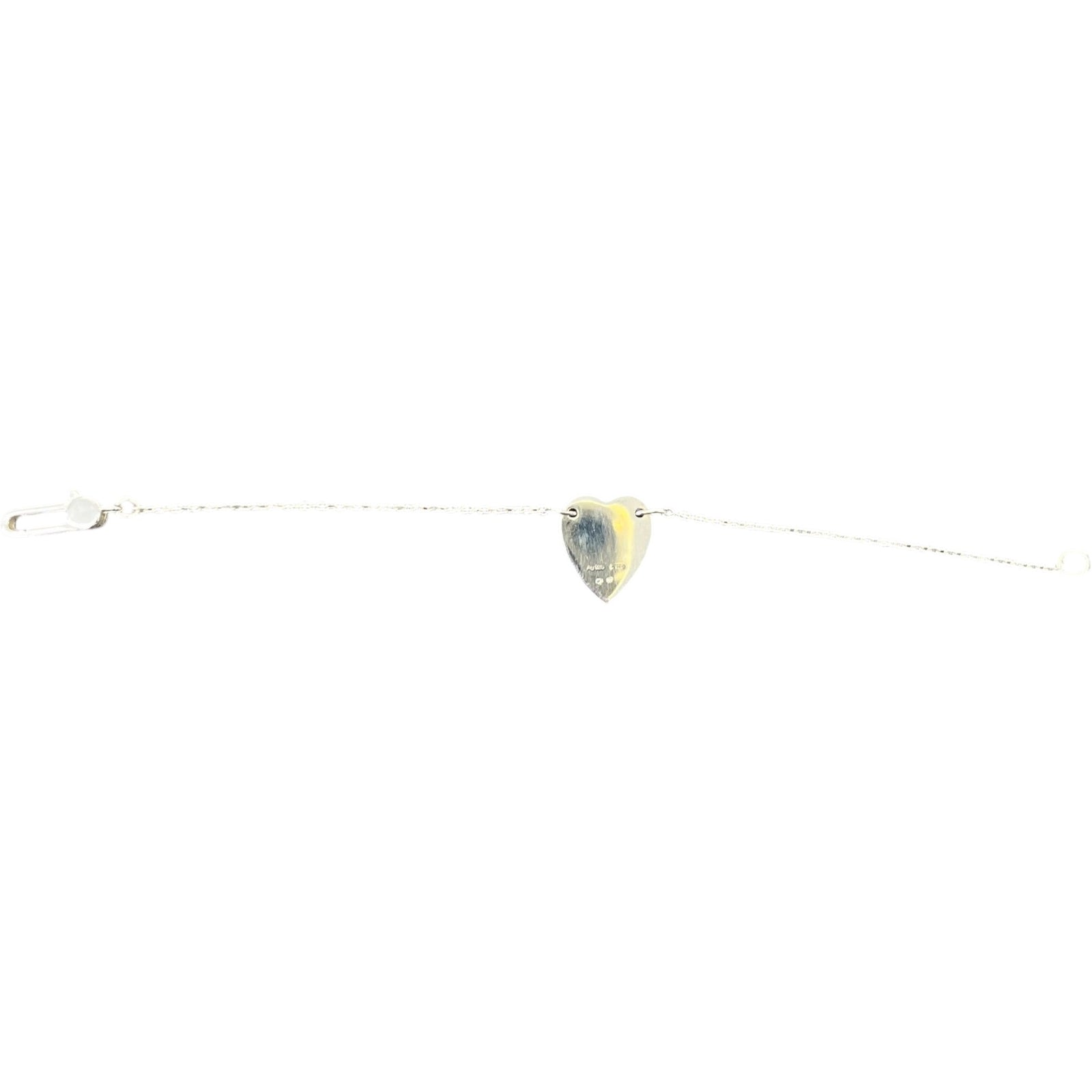Women's Heart Trademark Bracelet Silver - Photo 7