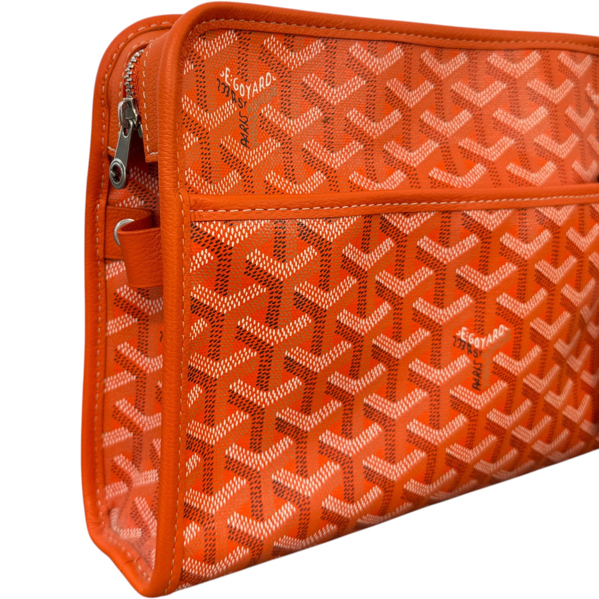 Men's Jouvence MM Toiletry Bag Orange - Photo 3