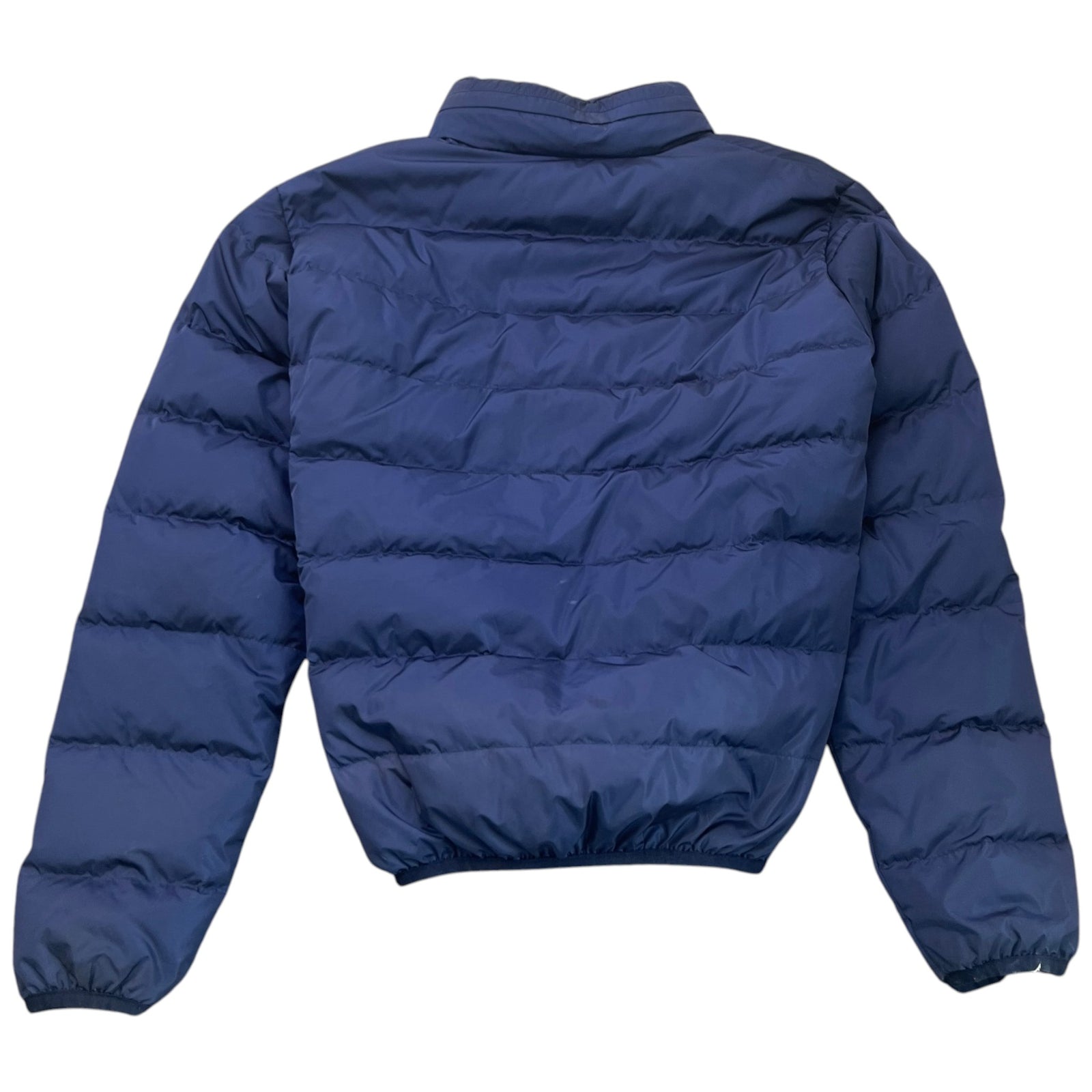 Men's Plaque Logo Down Jacket Blue Size 4XL - Photo 2