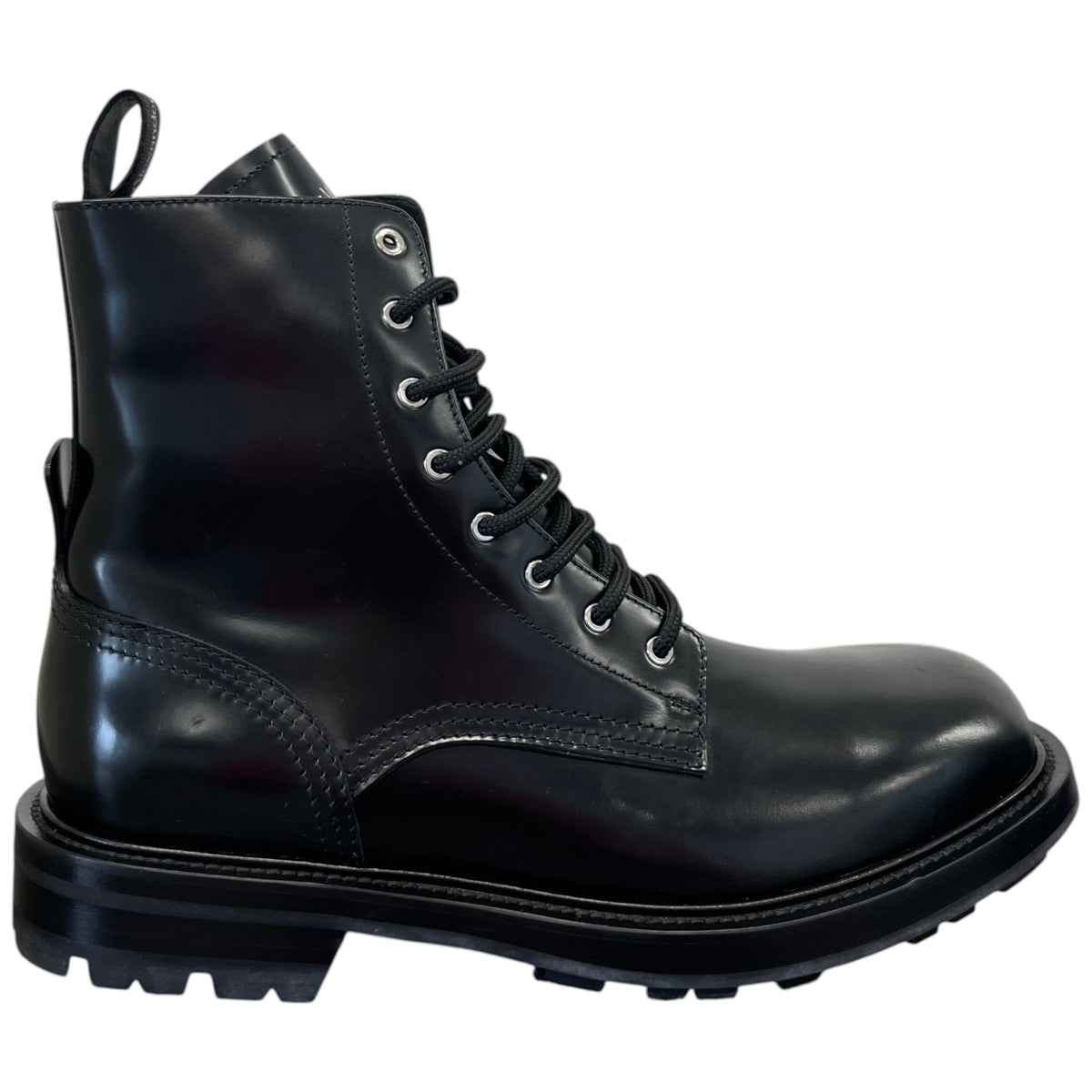 Men's Combat Boots Boots Black Size UK 9 / EU 43 - Photo 1