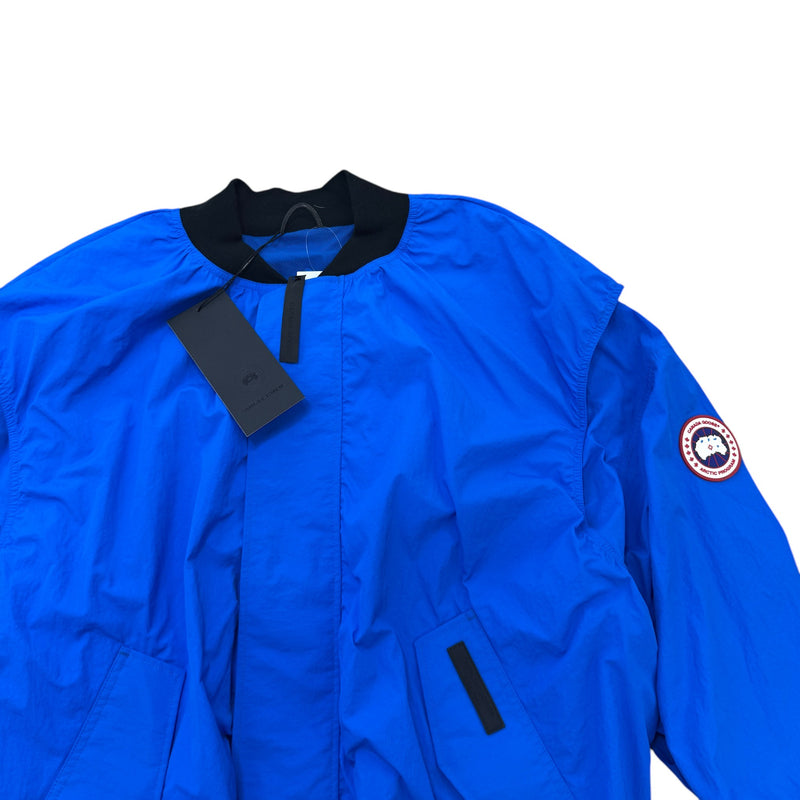 Men's x Angel Chen Baner Bomber Jacket Blue Size XL