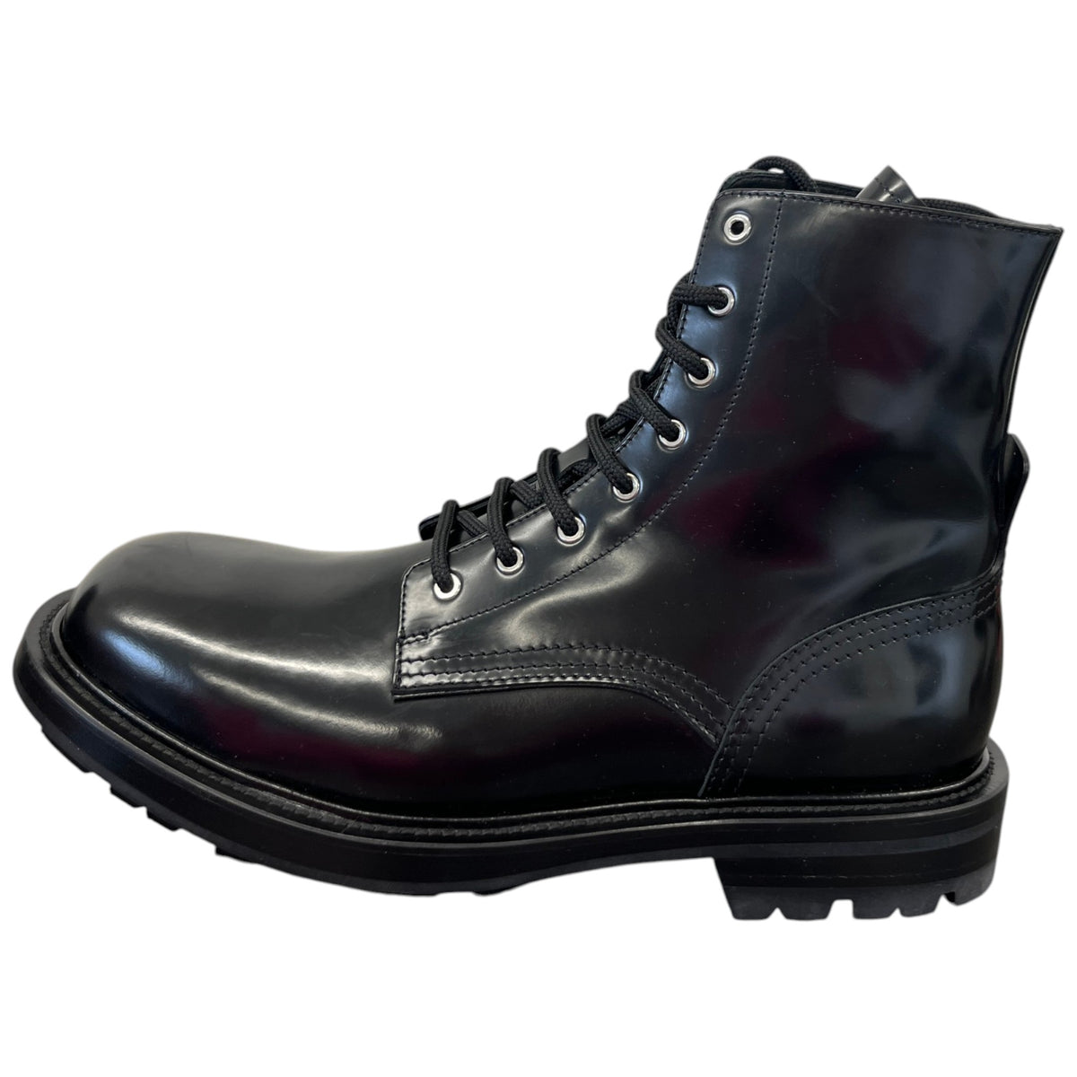 Men's Combat Boots Boots Black Size UK 9 / EU 43 - Photo 5