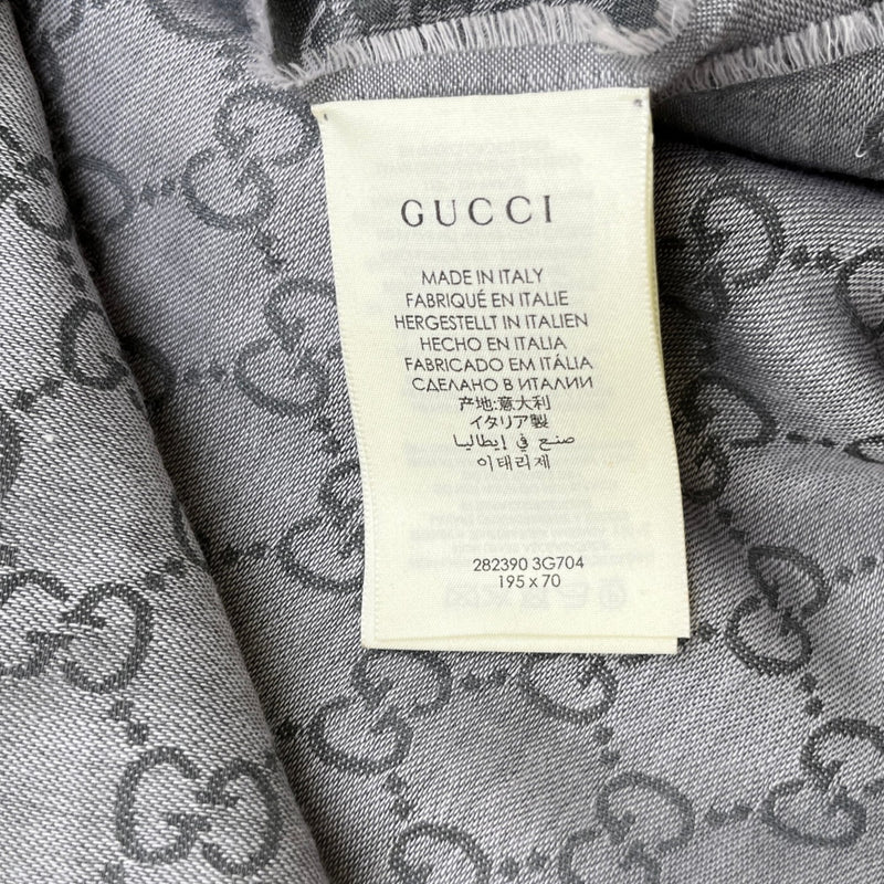 Women's Gg Supreme Shawl Scarf Grey