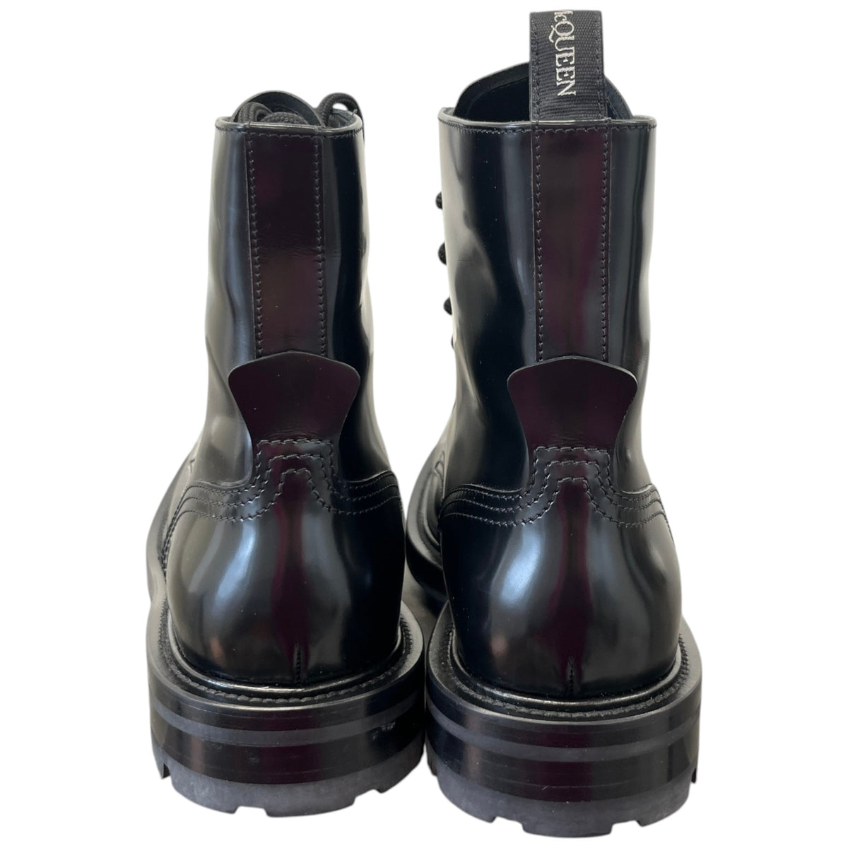Men's Combat Boots Boots Black Size UK 9 / EU 43 - Photo 7