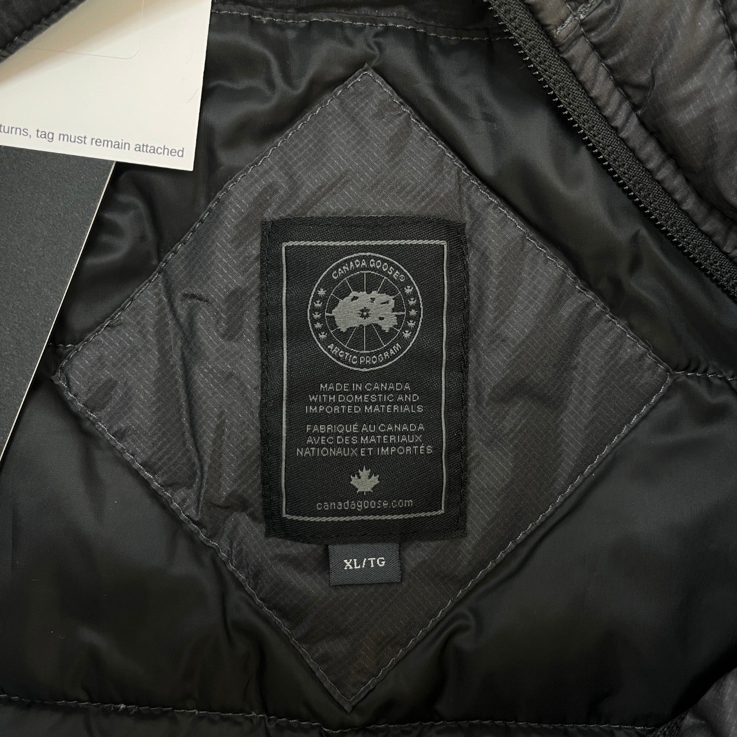 Men's Brookvale Down Jacket Grey Size XL - Photo 5