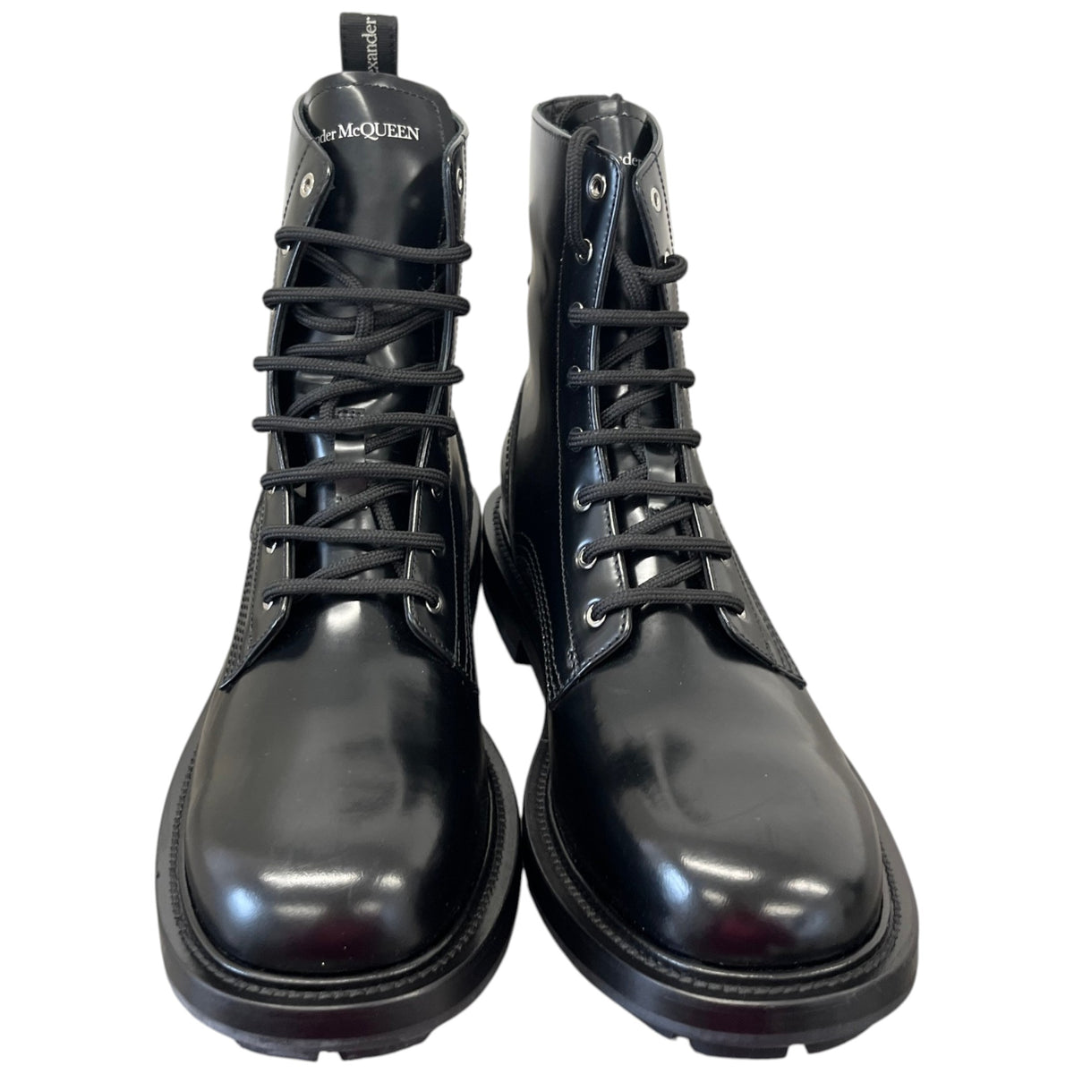 Men's Combat Boots Boots Black Size UK 9 / EU 43 - Photo 6